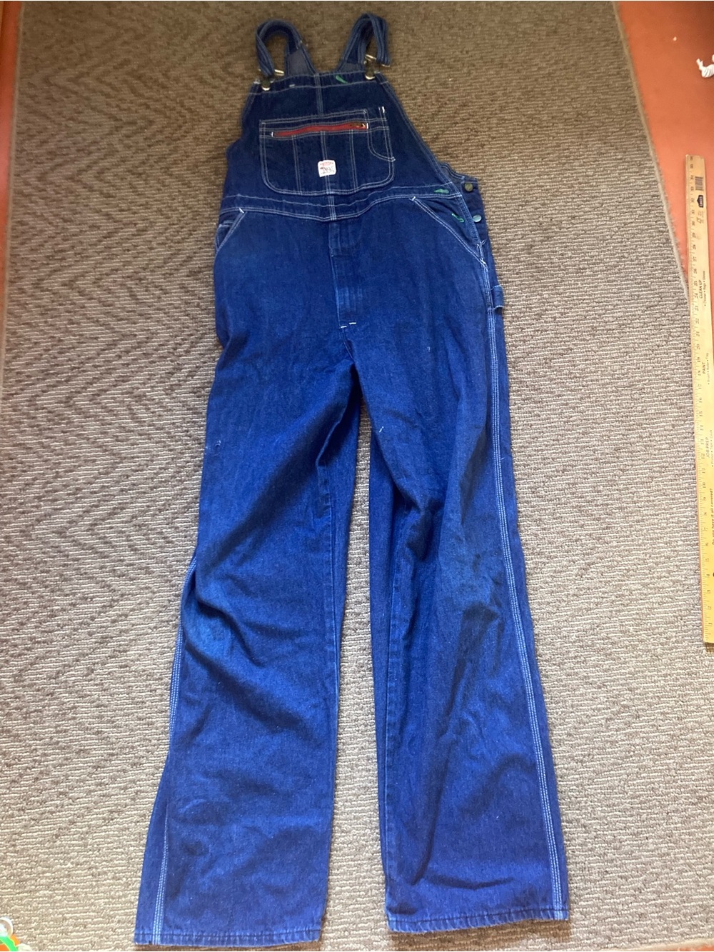Pointer Overalls Vintage Made in USA 42x36 Flaws
